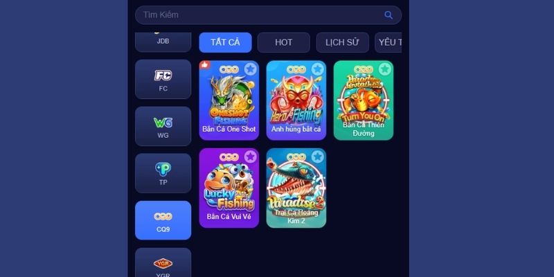 Nhà phát hành CQ9 Gaming