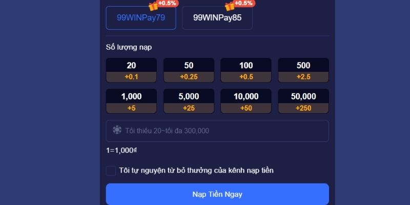 Điều kiện về mệnh giá giao dịch