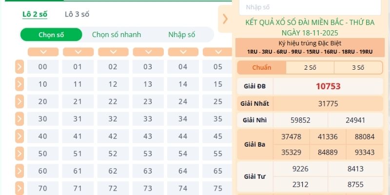 Soi cầu theo tổng - chẵn lẻ đặc biệt